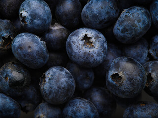 macro photography. Fresh blueberries. Delicious, healthy fruit. Ingredient for pies, cakes, sauces, juices, fresh juices. Cooking, agriculture and forestry. There are no people in the photo.