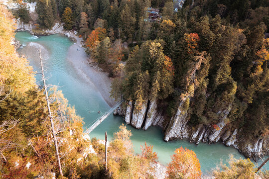 K&ouml;ssner Ache durch die Klobensteinschlucht am Schmugglerweg in richtung Schleching