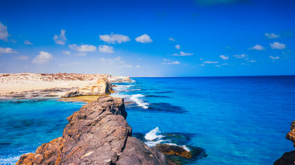 Fototapeta na wymiar coast of the sea Egypt