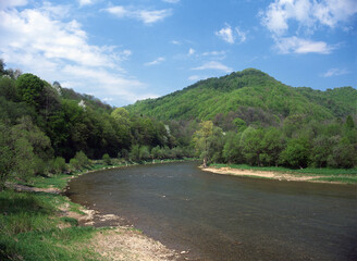 San river under Otryt, Bieszczady, Poland © Maciej
