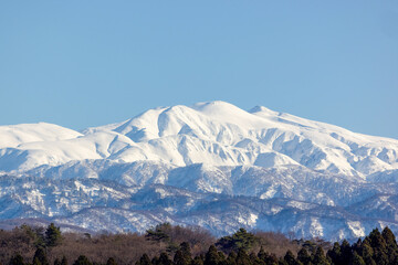 石川県から撮影した白山