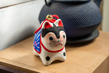 Japanese traditional cat ornament