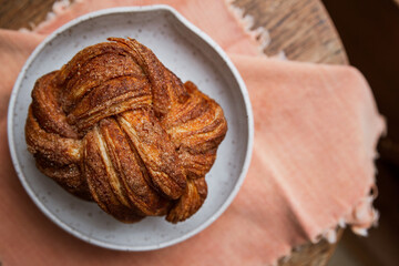 Cinnamon sugar chai twist bread baked treat