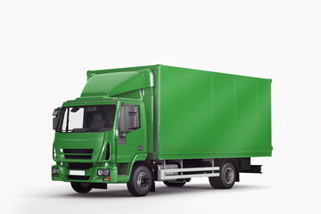 3d rendering mock up truck