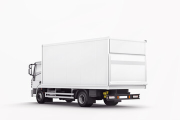 3d rendering mock up truck