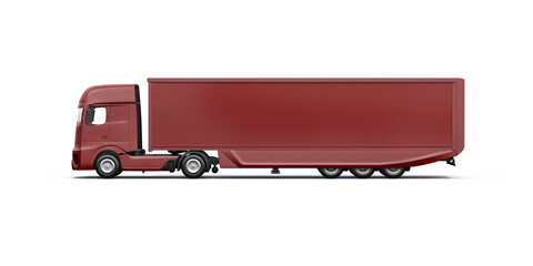 3d rendering mock up truck