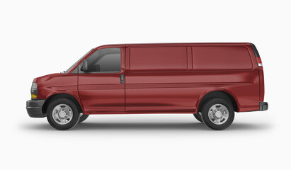 Obraz na płótnie Canvas 3d rendering mock up truck