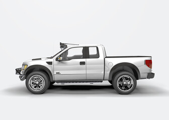 3d rendering mock up pickup