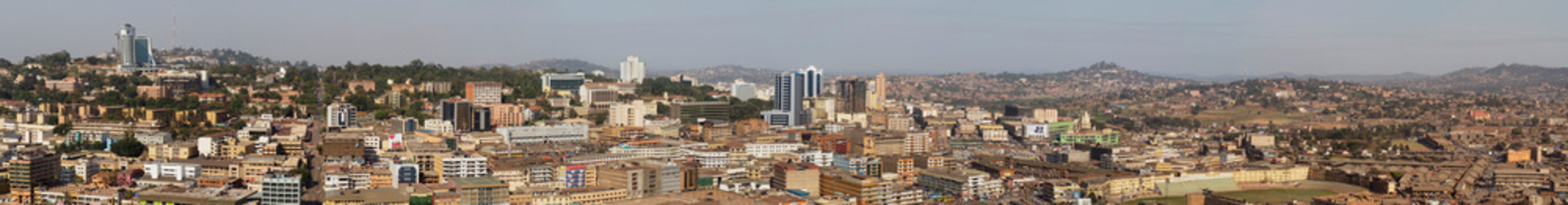 Uganda, Kampala panorama