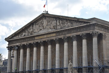 Fototapeta na wymiar Assemblée nationale Paris, 