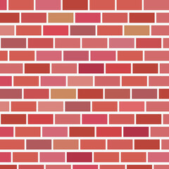Wall of bricks pattern background art vector