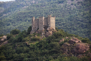 medieval castle, italy