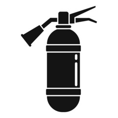 Fire extinguisher icon simple vector. Pictogram extinguish