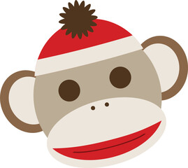 Sock Monkey Knit Puppet