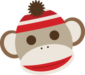 Sock Monkey Knit Puppet