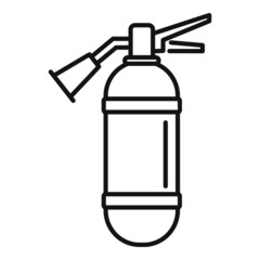 Fire extinguisher icon outline vector. Pictogram extinguish
