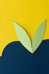 background with floral-like design