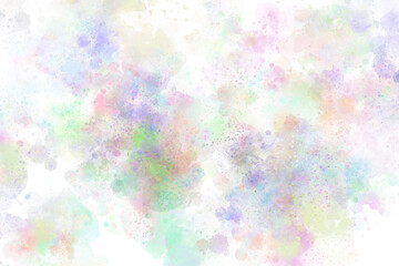 カラフルな水彩画の背景