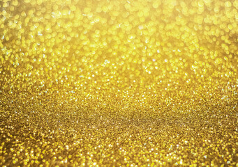 gold abstract sparkle glitter background.