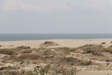 Landscape scenery. Epha Height at Curonian Spit, Kaliningrad Oblast, Russia.