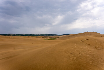 Tottori Sakyu Sand Dunes After Rain, Japan