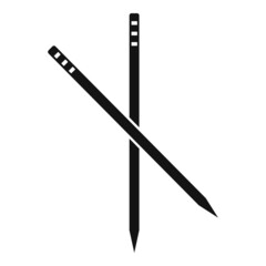 Drink toothpick icon simple vector. Tooth pick