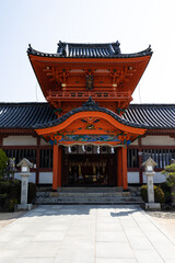 EOSR6.愛媛道後、伊佐爾波神社到着。