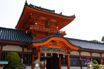 EOSR6.愛媛道後、伊佐爾波神社本殿。