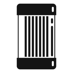 Plastic toothpick box icon simple vector. Tooth pick