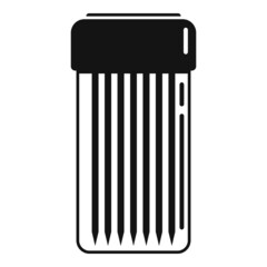 Cutlery toothpick icon simple vector. Tooth stick