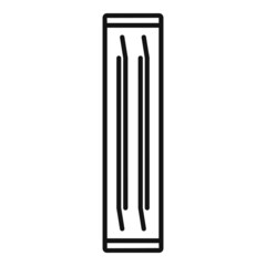 Toothpick package icon outline vector. Tooth pick