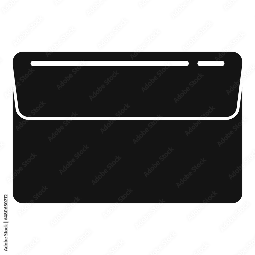Poster communication envelope icon simple vector. mail paper