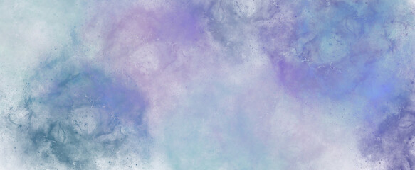 galaxy watercolor painting background with thick smoke
