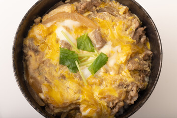 牛とじ丼　