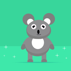 minimalist illustration animal cute collorfull