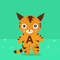 minimalist illustration animal cute collorfull