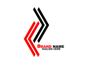 Monogram logo with modern gradient style and futuristic. The best choice to start new bussiness or rebranding. Ready to use for your company