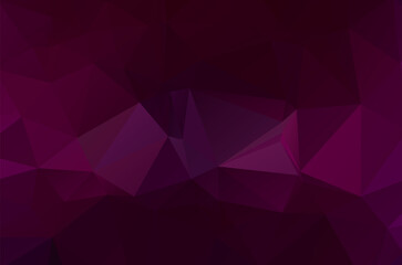 Colorful purple vivid polygonal triangular background pattern