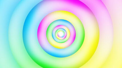 Colorful Cartoon Rolling Candy Cycle Background