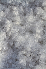 thick uneven layered ice