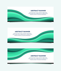 Obraz premium Abstract banner wallpaper background design vector, business template card vector design, design banner, web, paper layout concept