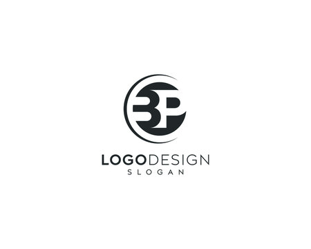 Abstract letter BP logo-BP Logo Design