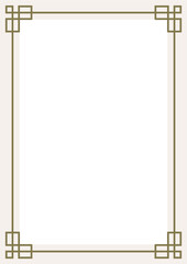 F_a3H_전통무늬 상장 테두리