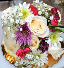Flowers cake 