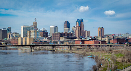 Naklejka premium St Paul Skyline 5