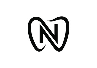 Dental Letter N Logo