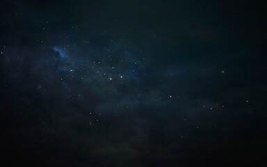 Deep space background, full of stars and galaxies. Elements of image provided by Nasa © Vadimsadovski