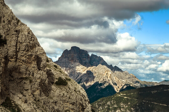 Sesto dolomite Panorama on Trentino alps, Italy, Sud Tyrol