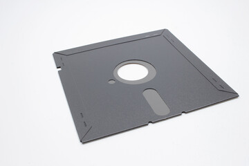 the 5.25 inch floppy disks isolated on white background