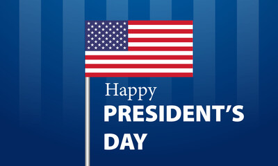 President's Day Background Design. Banner, Poster, Greeting Card. Vector Illustration.